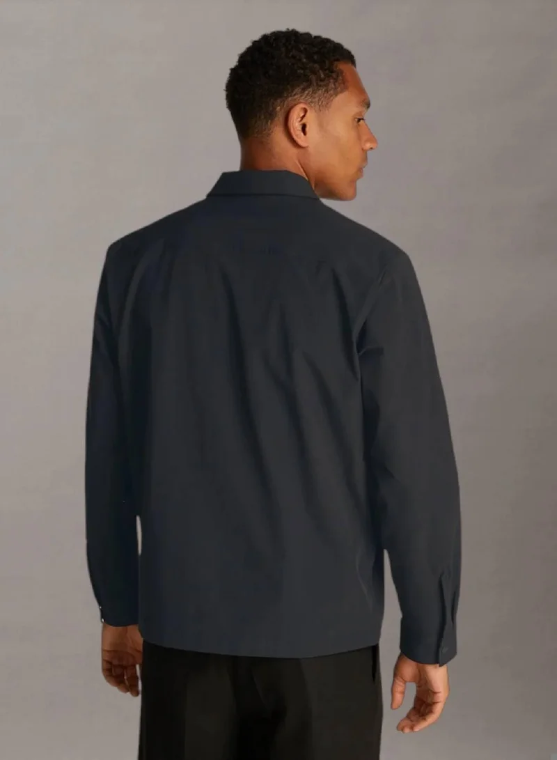 Calvin Klein Ck Black Stretch Overshirt for Men | Best Price UAE