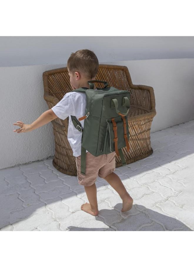 Citron - Kids Backpack, Olive Green - Image 1