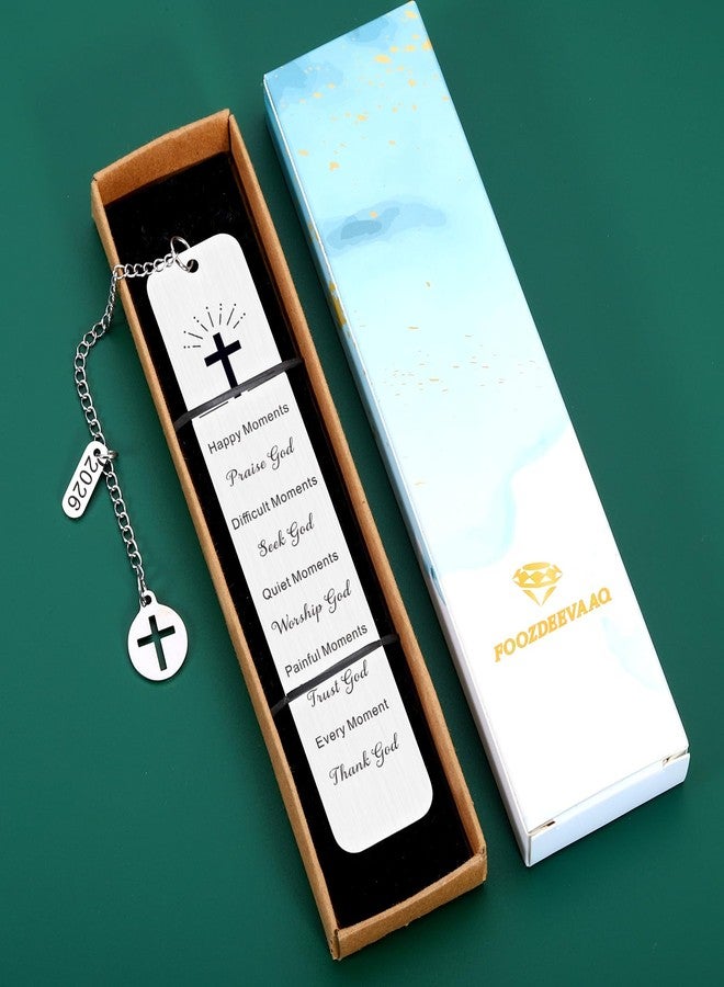 FOOZDEEVAAQ Religious Gifts for Women Men First Communion Gifts for Girls Boys Easter Basket Stuffers for Kids Baptism Gift for Girls Catholic Confirmation Gift for Teenage Boys Christian Faith Based Bookmarks - Image 5