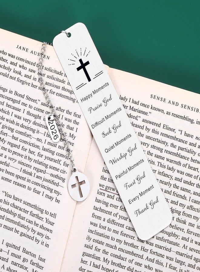 FOOZDEEVAAQ Religious Gifts for Women Men First Communion Gifts for Girls Boys Easter Basket Stuffers for Kids Baptism Gift for Girls Catholic Confirmation Gift for Teenage Boys Christian Faith Based Bookmarks - Image 4