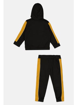 Body Glove Toddlers Boy 2Pcs Printed Sweatshirts And Jogger Pants Set, Black  - Image 2