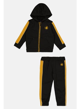 Body Glove Toddlers Boy 2Pcs Printed Sweatshirts And Jogger Pants Set, Black  - Image 1