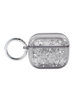 Case Cover For AirPods Pro 2 Silver Foil Epoxy Bluetooth Earphone Protective Case Black