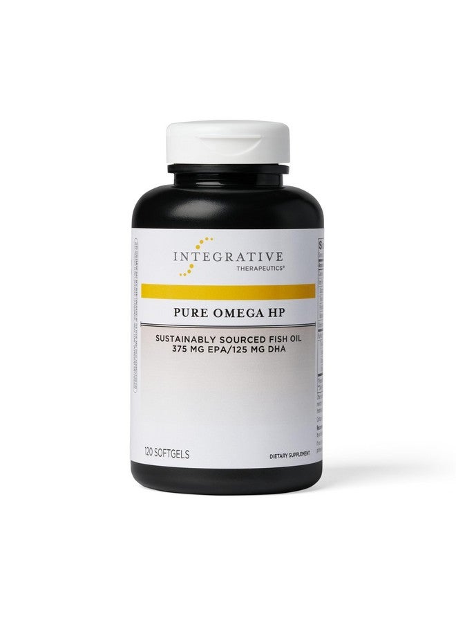 Integrative Therapeutics - Pure Omega HP Fish Oil Softgels - 575 mg Omega 3 Fatty Acids with EPA and DHA - Fish Oil -Sustainably Sourced - 120 Count - Image 1
