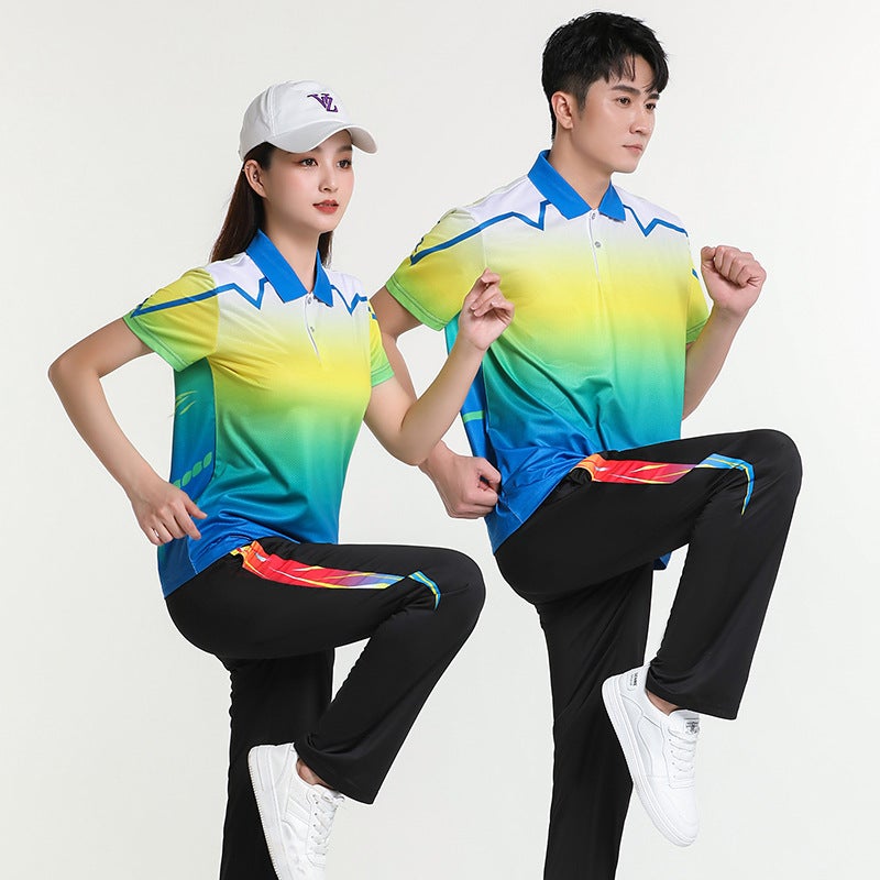 Square Dance Sports Suit Broadcasting Gymnastics Workplace Gymnastics Aerobics Hiking Team Walking Team Team Uniform