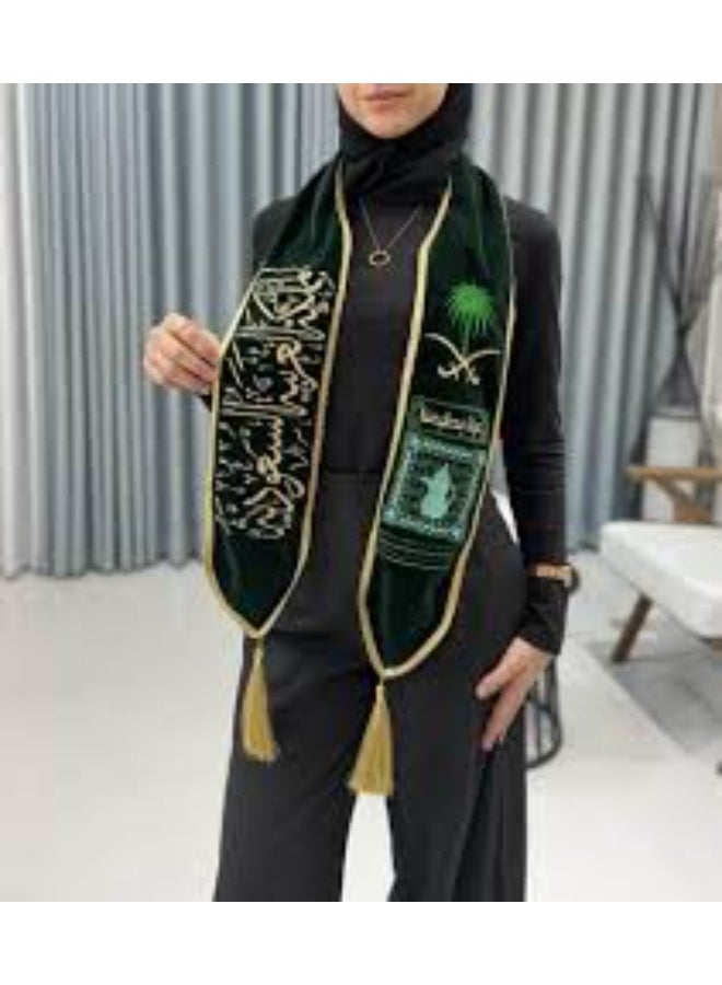 شال اليوم الوطني السعودي 96 (عزنا بطبعنا)فخر وأناقة في احتفال المملكة المقاس يناسب الكبار والشباب