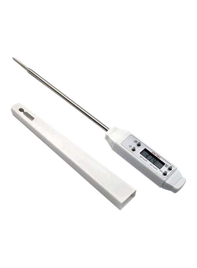 نيبمينينت ميزان حرارة رقمي بشاشة LCD أبيض/فضي 208مم - Image 1
