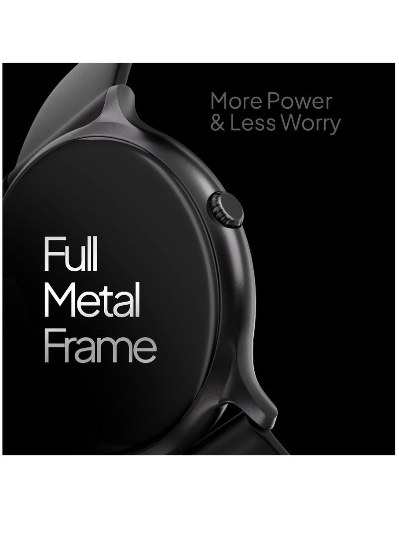 Zoom Plus Bluetooth Calling Round Dial Full Touch Multi-Function Smartwatch For Men & Women Black - Image 5