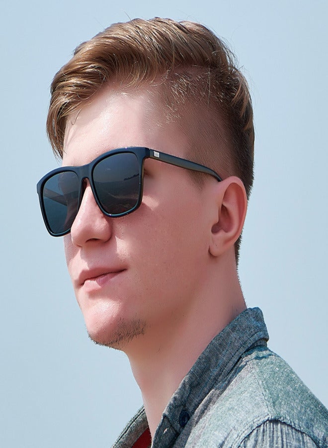 Classic Fashion Black Huge Lenses Sunglasses Polarized Glasses for Men Women - Image 3
