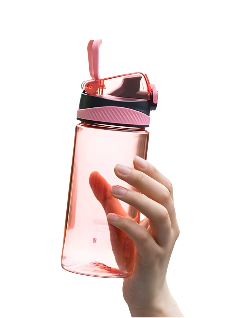 flâneur Stylish Easy-Grip 480ml Push-Button Lock Water Bottle - Travel Bottle, Durable Sports Bottle, BPA-Free, Compact and Lightweight Bootle for Gym and Office, Eco-Friendly Hydration  - Image 2
