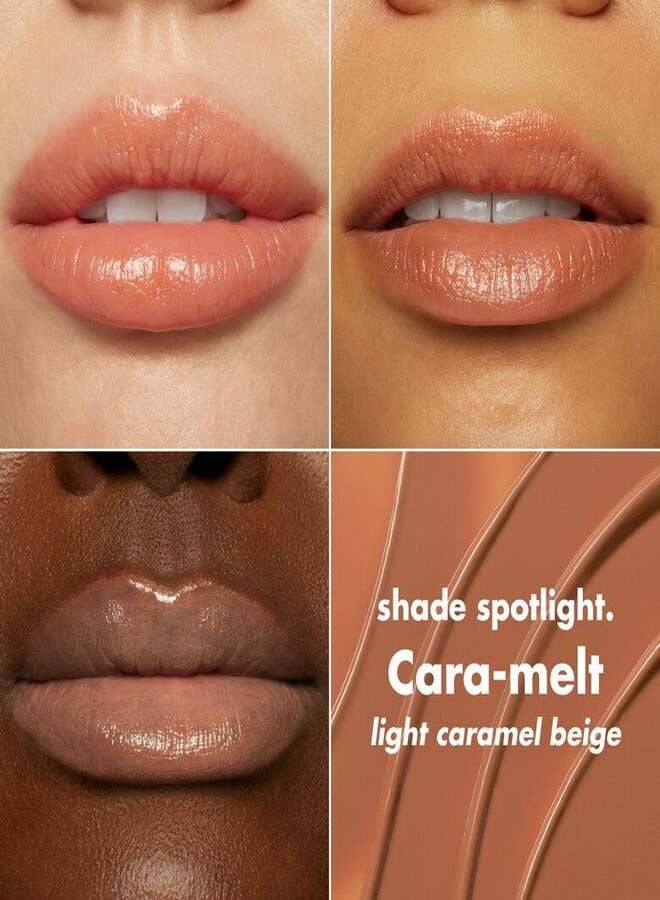 إلف قلم زيت الشفاه إلف جلو ريفايفر كارا-ميلت - مرطب شفاه ملون مع السكوالين وزبدة الشيا وزيت الجوجوبا، بلمسة نهائية لامعة 3 مل - Image 2