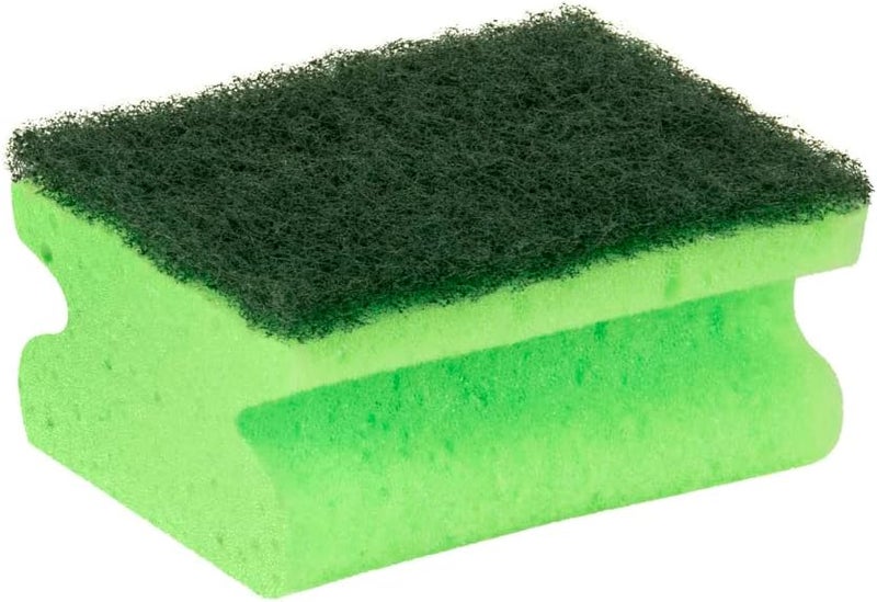 Scotch Brite Antibacterial Heavy Duty Classic Nail Saver Scrub Sponge, 1 unit/pack | Kitchen sponge | Dish sponge | Scrub | General Cleaning | Food Safe | Non-Rusting | Kitchen, Garage, Outdoor - Image 3
