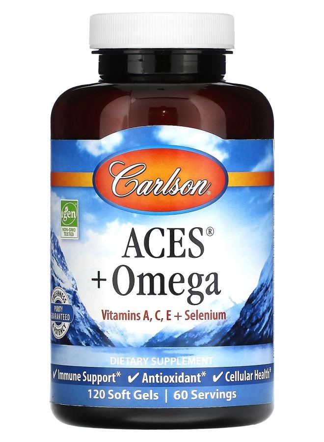 ACES + أوميغا 120 كبسولة لينة