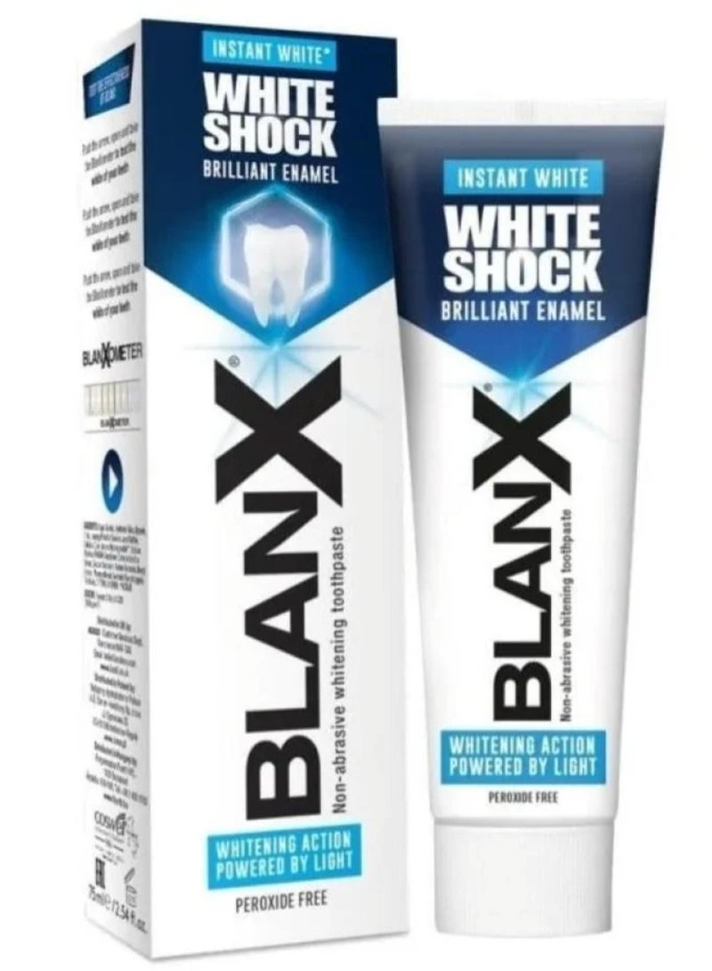 Blanx White Instant Shock Toothpaste 75 ml - Image 1