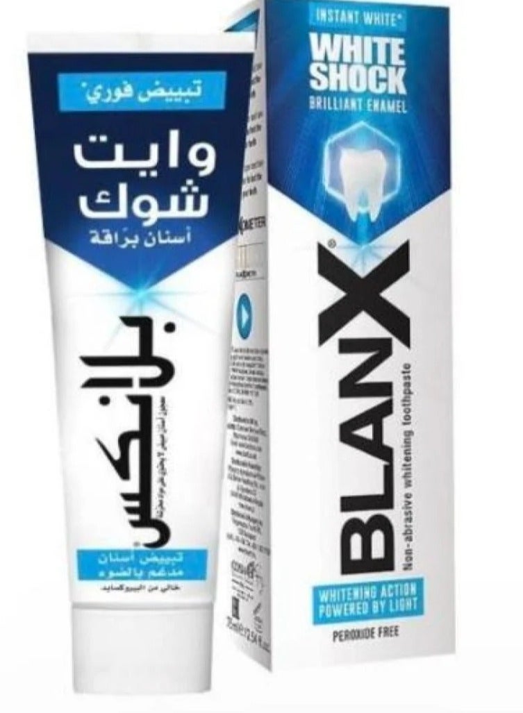 Blanx White Instant Shock Toothpaste 75 ml - Image 2