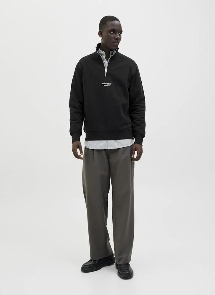 JACK & JONES Jjesoho Quarter Zip Sweatshirt