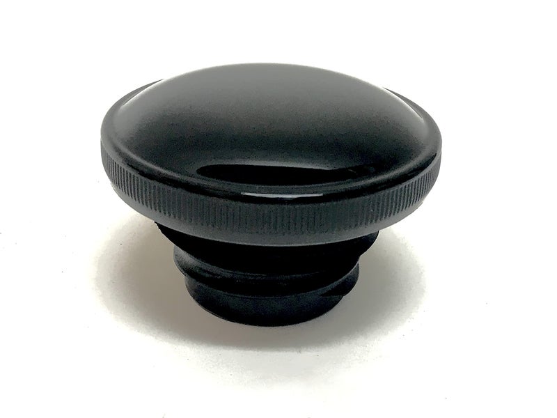 Eagle Skull Knurled Screw-in Ratcheting Gloss Black Vented Gas Cap Motorcycle Tank Sportster Bobber Harley Dyna Chopper Fuel Caps 61272-92A Drag Specialties 0703-0817 390281 V Twin 38-0325 Softail Knurl - Image 2