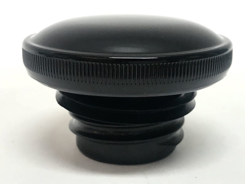 Eagle Skull Knurled Screw-in Ratcheting Gloss Black Vented Gas Cap Motorcycle Tank Sportster Bobber Harley Dyna Chopper Fuel Caps 61272-92A Drag Specialties 0703-0817 390281 V Twin 38-0325 Softail Knurl - Image 3