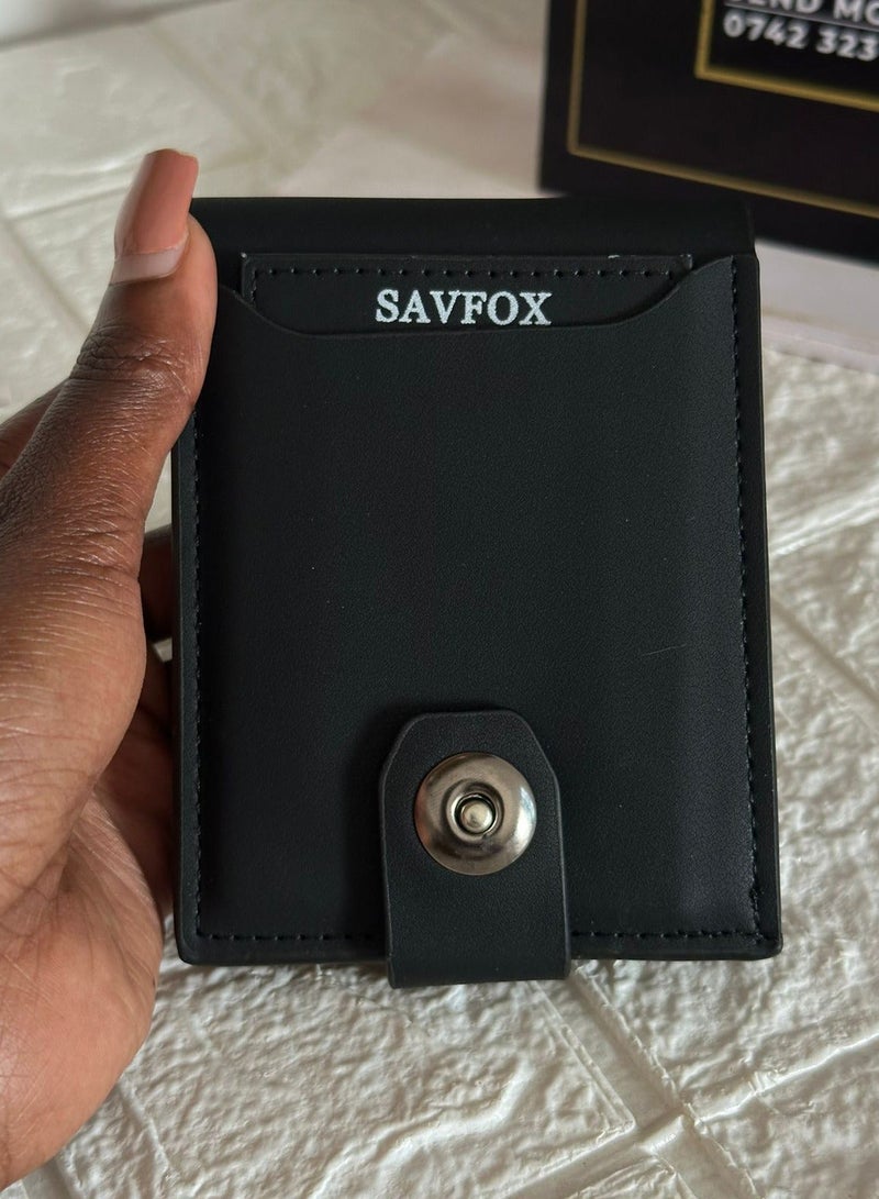 سافوكس محفظة SAVFOX رجالي بفتحات للبطاقات وتصميم مضغوط - Image 2