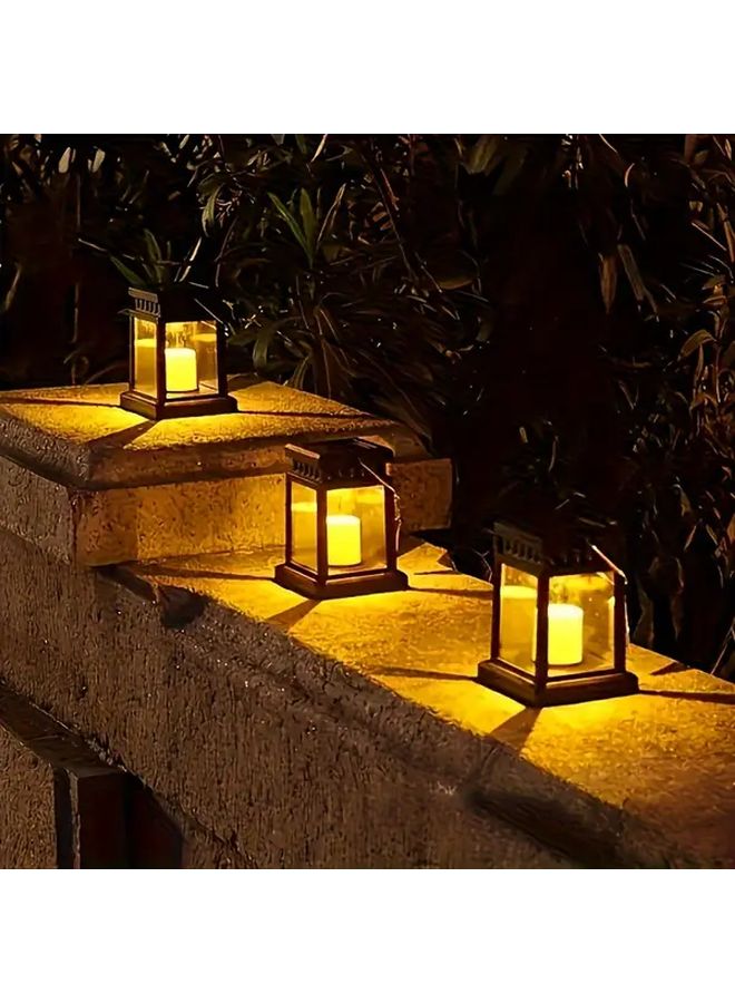 فانوس شعلة شمسي ذو ضوء أبيض دافئ، زينة خارجية معلقة مع مستشعر ضوء ذكي للحديقة - Image 5