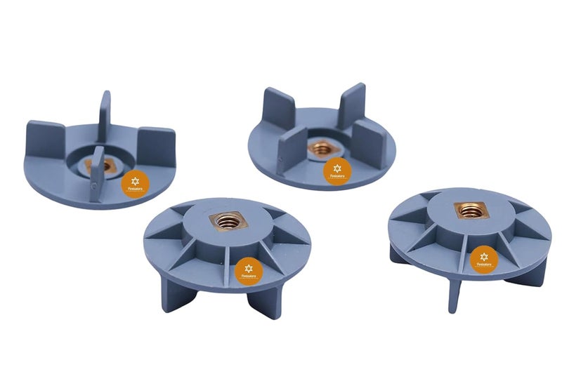 PENTASTARA Jar Coupler Suitable for Philips Juicer Mixer Grinders HL1631 HL1632 Models Pack of 4 UnitsGrey - Image 1