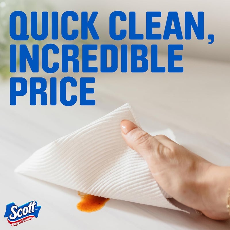 Scott Paper Towels, Choose-A-Sheet, 6 Double Rolls = 12 Regular Rolls (108 Sheets Per Roll) - Image 4