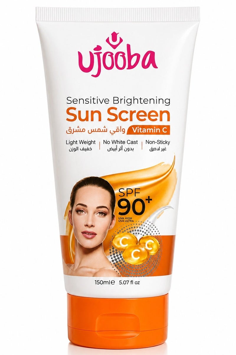 Ujooba Sensitive Brightening Sun Screen Vitamin C SPF+90 - 150 ml - Image 1