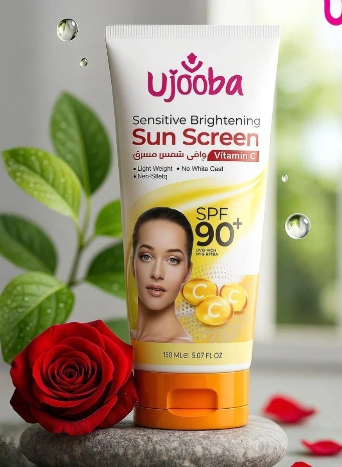 Ujooba Sensitive Brightening Sun Screen Vitamin C SPF+90 - 150 ml - Image 3