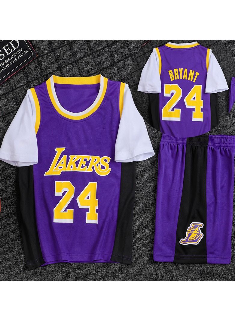 Generic Kobe Bryant Jersey 24# Basketball T Shirt and Shorts Basketball Suits,BasketballJersey Set - Image 1