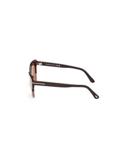 TOM FORD Women's Butterfly Shape Acetate Sunglasses FT110848Z55 Lens Size: 55 Millimeter - Shiny Dark Brown  - Image 4