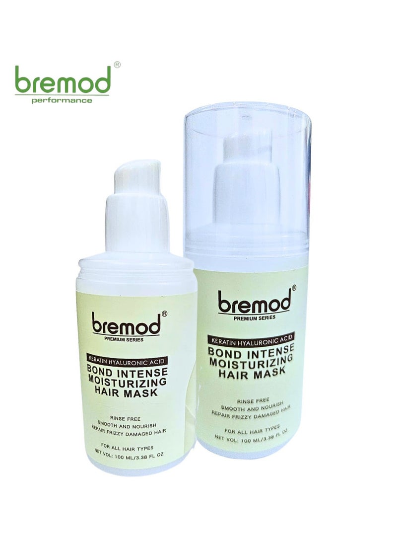 BREMOD Keratin Hyaluronic Acid Bond Intense Moisturizing Hair Mask Rinse Free 100ml - Image 1
