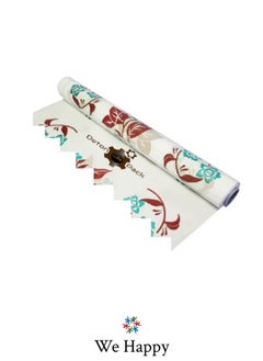 We Happy Disposable Printed Sufra Roll, Table Cover, Best for Restaurant, Salon, Kitchen, Food Prep and Outdoor Camping, Comes in Assorted Colors and Designs  - Image 3
