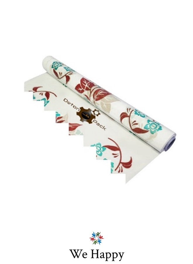 We Happy Disposable Printed Sufra Roll, Table Cover, Best for Restaurant, Salon, Kitchen, Food Prep and Outdoor Camping, Comes in Assorted Colors and Designs  - Image 3