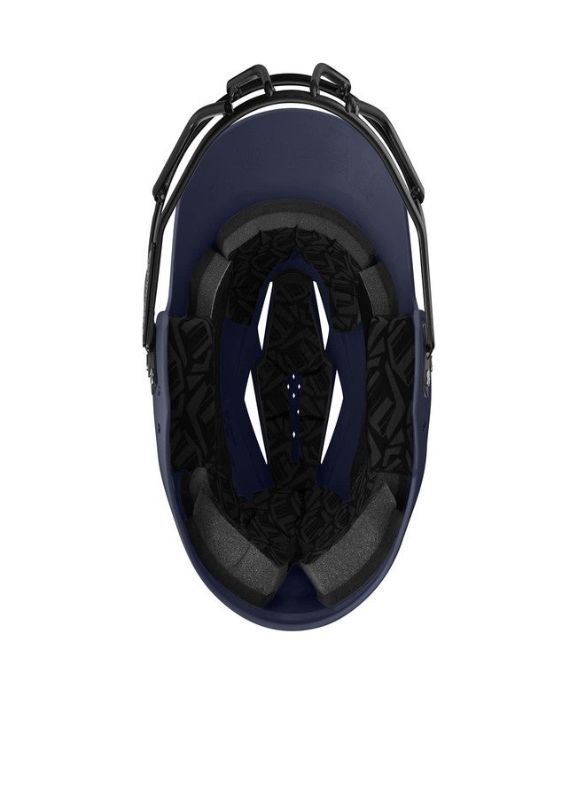 EvoShield XVT™ 2.0 Matte Batting Helmet with Facemask - Navy, Medium/Large - Image 2
