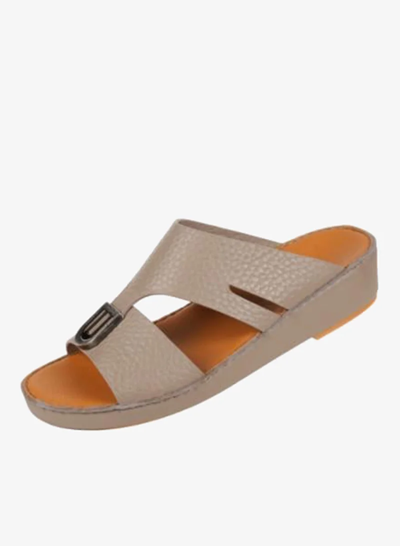 008-3729 Barjeel Uno Mens Arabic Sandals BS 39 Taupe