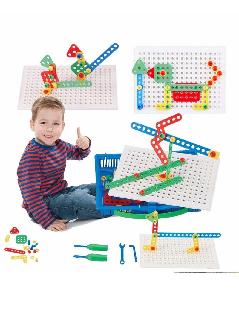 Plastic Construction Set for Kids – 92 Pieces for Skill and Creativity Development​  - Image 2
