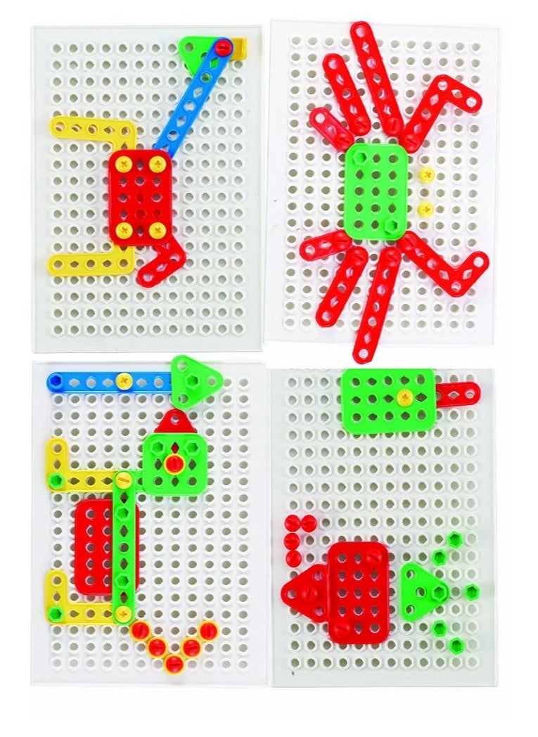Plastic Construction Set for Kids – 92 Pieces for Skill and Creativity Development​  - Image 5
