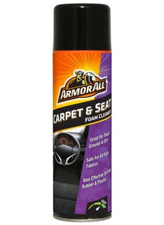 ARMOR ALL Car Carpet And Seat Foaming Cleaner, 500Ml- Dirt, Grease, And Grime Remover, 1 Piece 