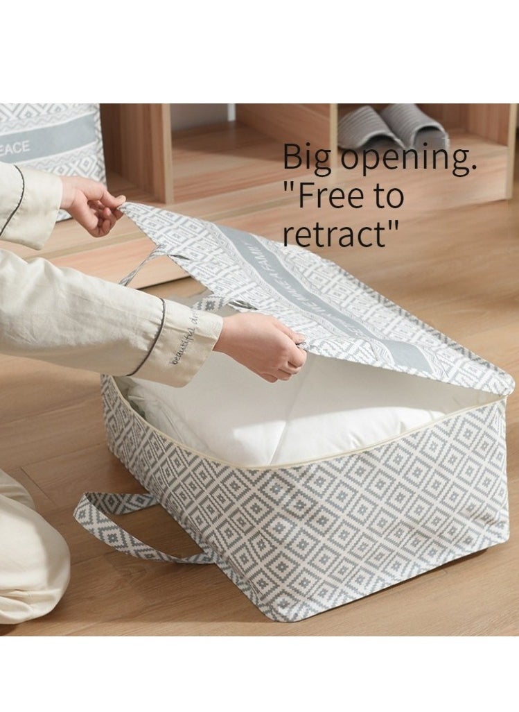 M MIAOYAN M MIAOYAN student quilt storage bag clothes finishing packing moving bag waterproof travel storage bag 60*50*28 (1 piece)  - Image 3