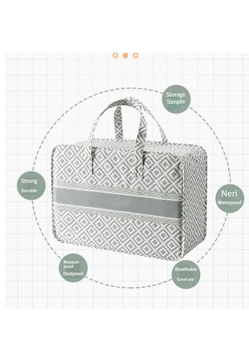 M MIAOYAN M MIAOYAN student quilt storage bag clothes finishing packing moving bag waterproof travel storage bag 60*50*28 (1 piece)  - Image 2