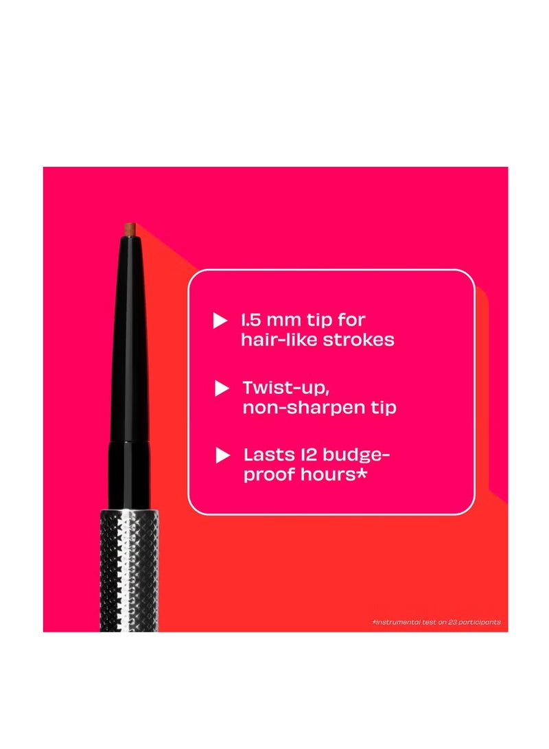 benefit Precisely My Brow Pencil Ultra Fine Shape & Define Shade 01 Cool Light Blonde