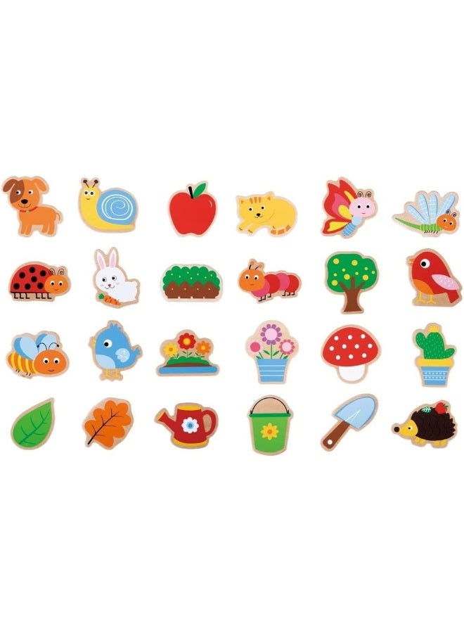 Lelin Magnetic Garden Set - 24 Pieces
