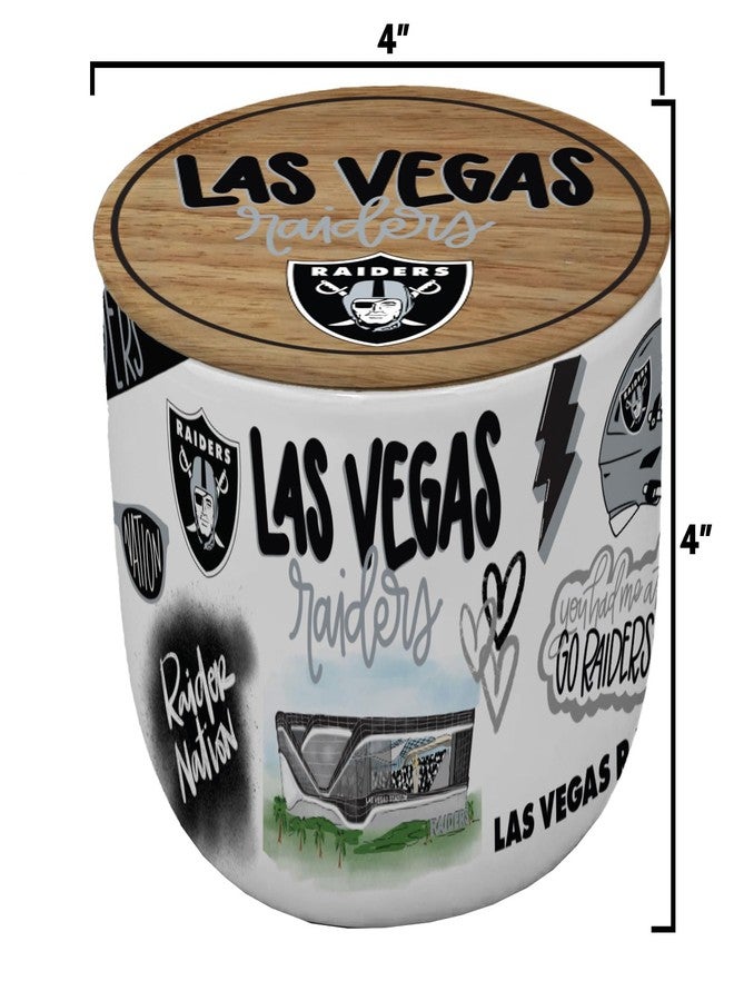 Proformance Home NFL Las Vegas Raiders Loco Fan 16oz Ceramic Candle - Image 3