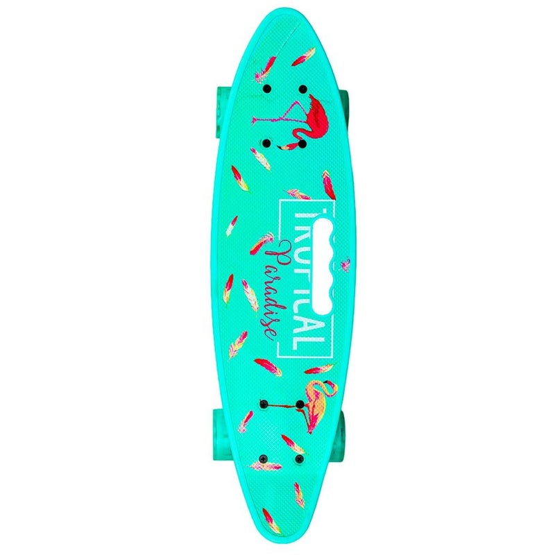 Dream Land Colorful Mixed Shapes Baby Blue Skate Board - 212 - Image 2