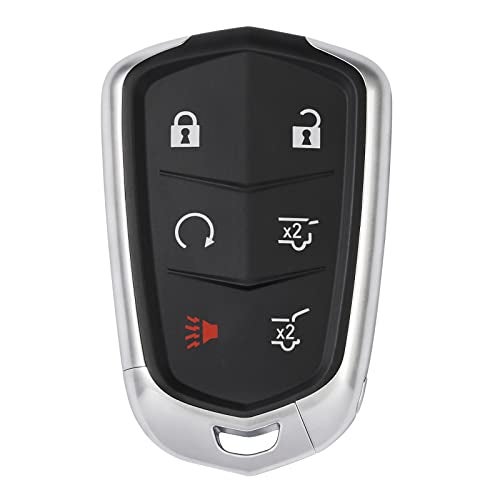 HelloAuto Key Fob Replacement Fit for Cadillac Escalade ESV 20152020 Proximity Smart Key Keyless Entry Remote Control Start for Cadillac Escalade HYQ2AB 13580812 13594029s 315MHZ