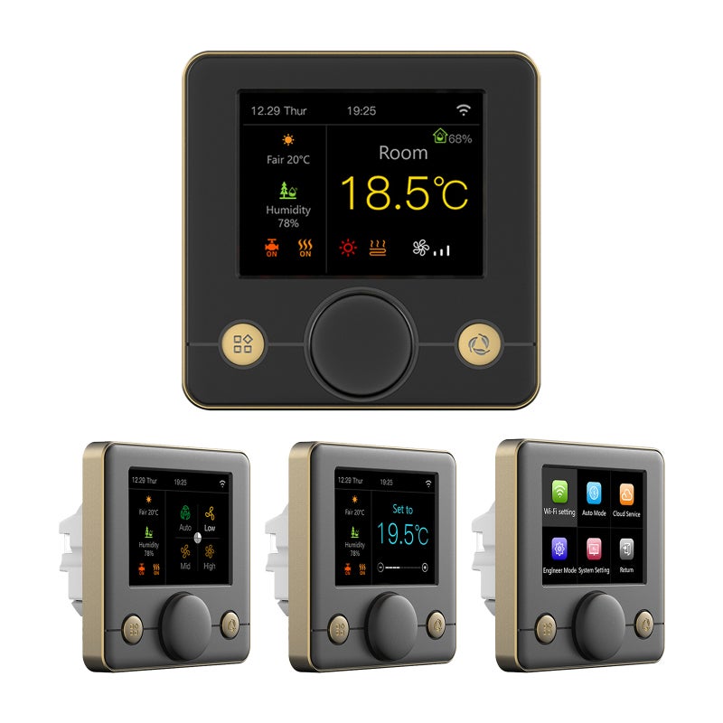 Smart Thermostat 2.8Inch RGB Colorful LCD Display - Weekly-Programmable Intelligent Thermostat for Home Temperature Control - Image 2