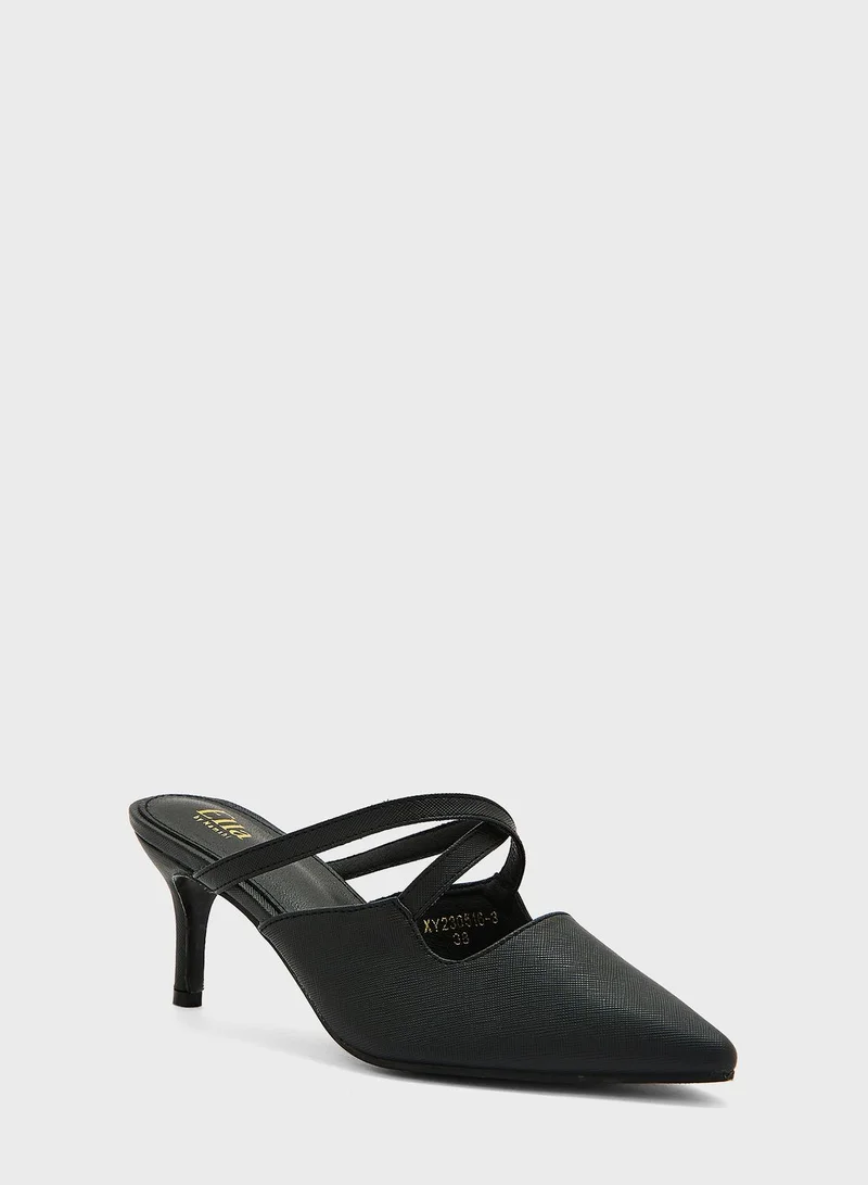 ELLA Crossover Strap Pump