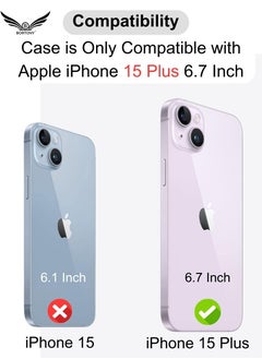 BORTONY iPhone 15 Plus Case 6.7 Inch Silicone Silky-Soft Touch iPhone 15 Plus Cover Full-Body Slim Thin Phone Case Shockproof Protective Case Cover for Apple iPhone 15 Plus  - Image 2