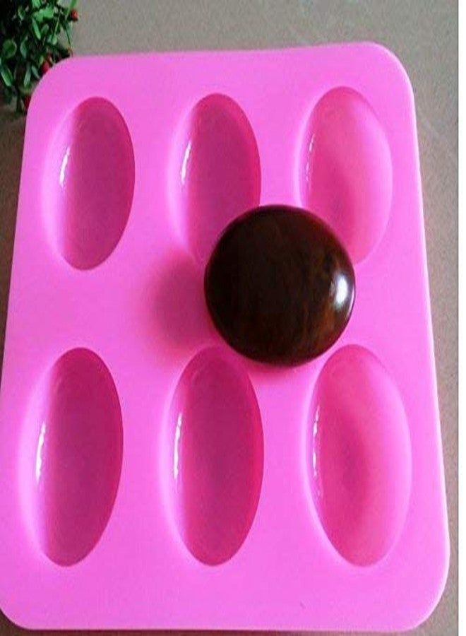 BLAPOXE DIY 6 Slots Cake Mold Tool Oval Goose Eggs Shape Silicone Soap Mould Handmade Chocolate Pudding Jelly Candy Cookie Maker - Image 4