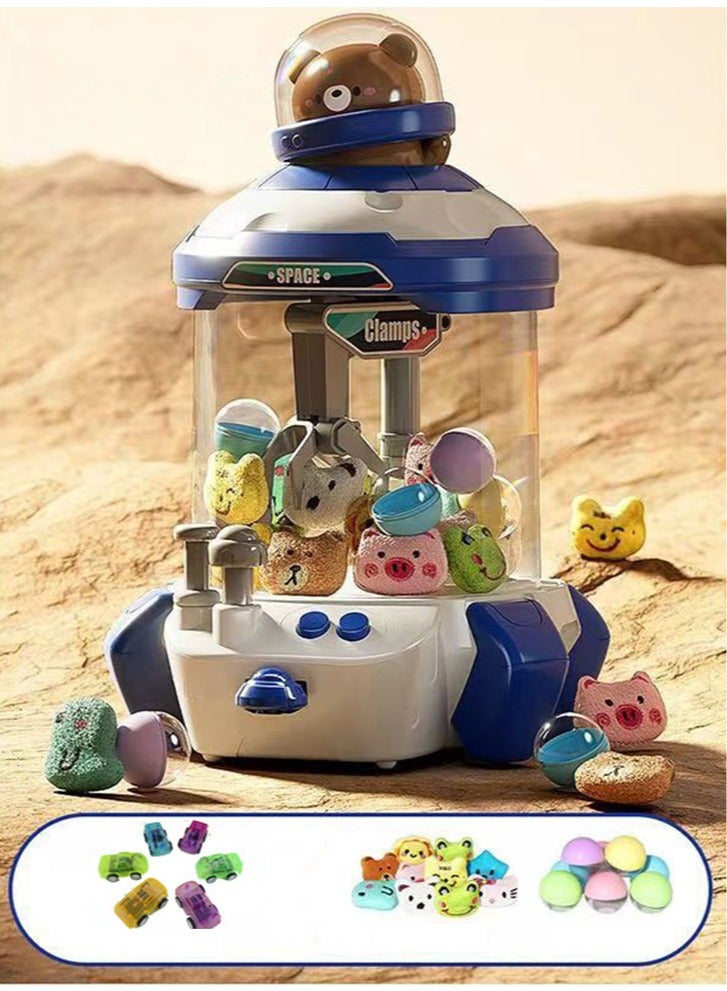 Children's Doll Machine Toy Play House Clip Doll Machine Doll Gacha Machine Boys Educational Toy Birthday Gift Blue - Image 2